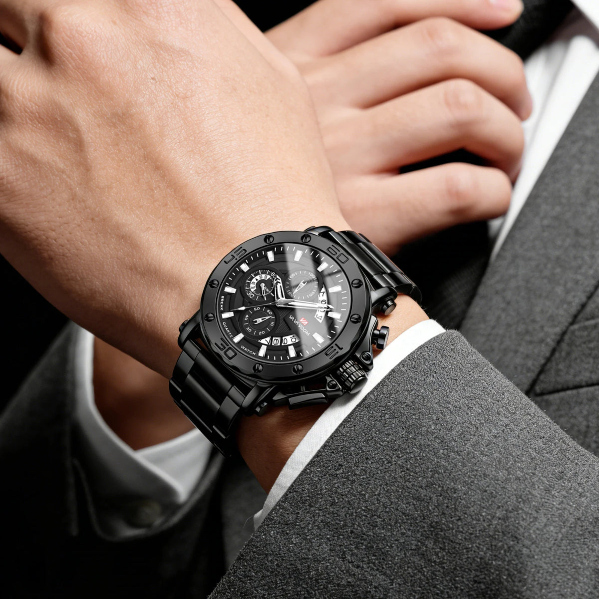 Relógio Masculino Esportivo Monarch Chrono