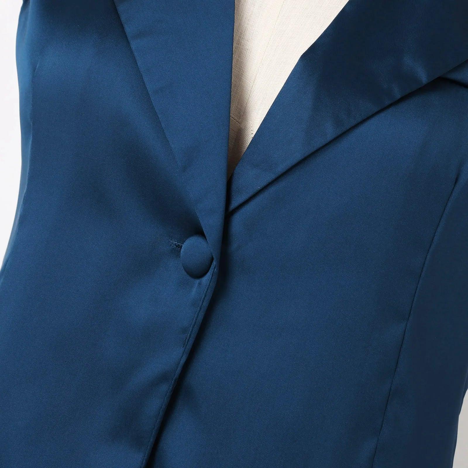 Conjunto Feminino Colete e Calça Reta