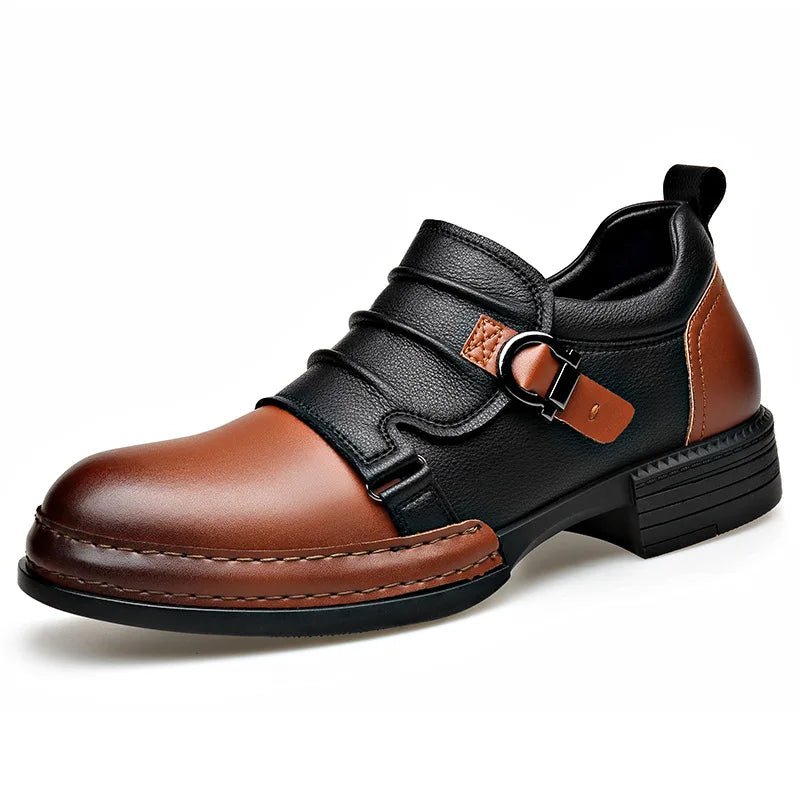 Bota Masculina de Couro com Zíper Ravencroft