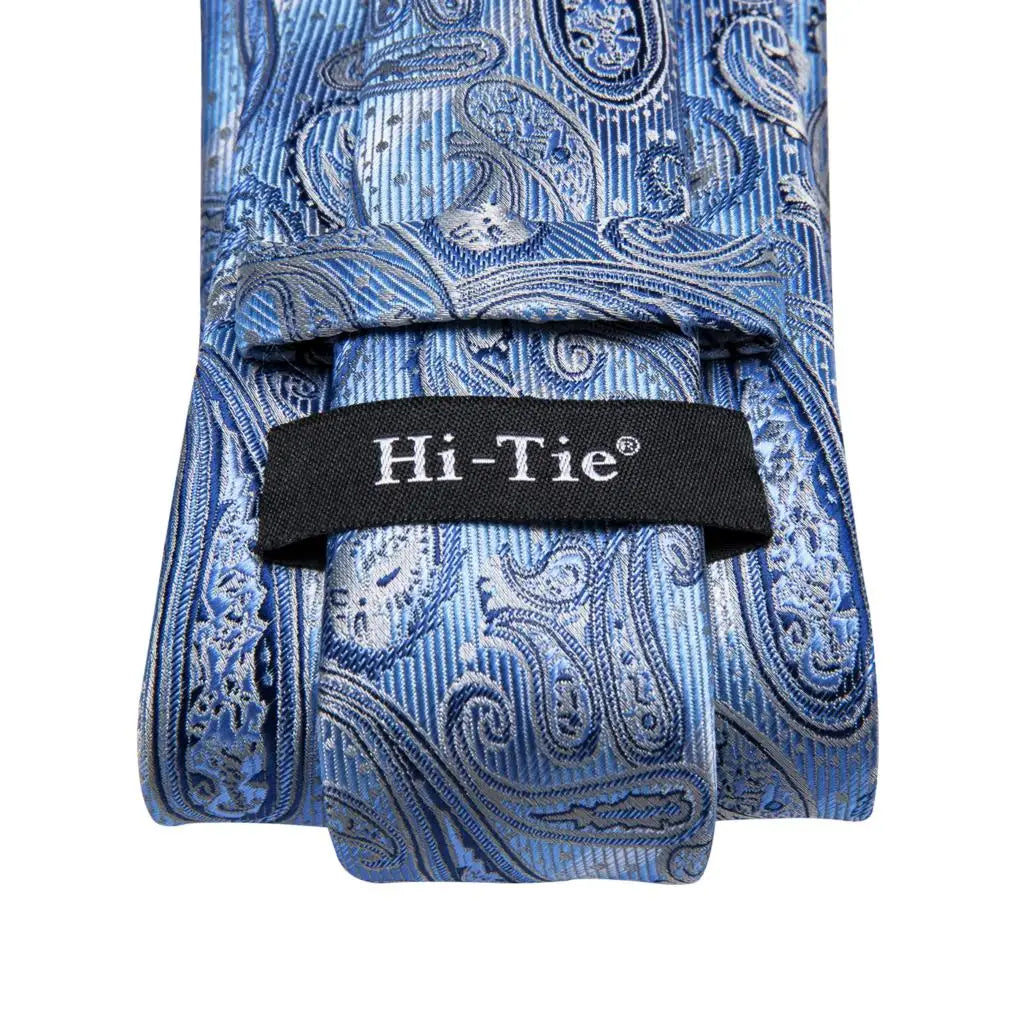 Kit de Gravata Masculina em Seda 3 em 1