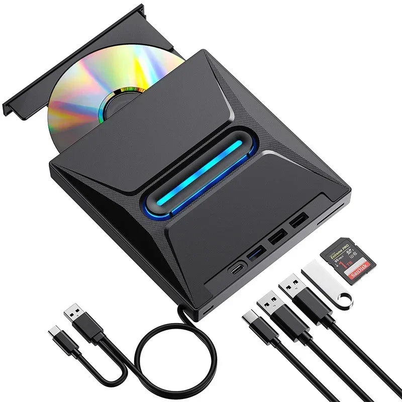 Leitor Externo de CD e DVD Archivora