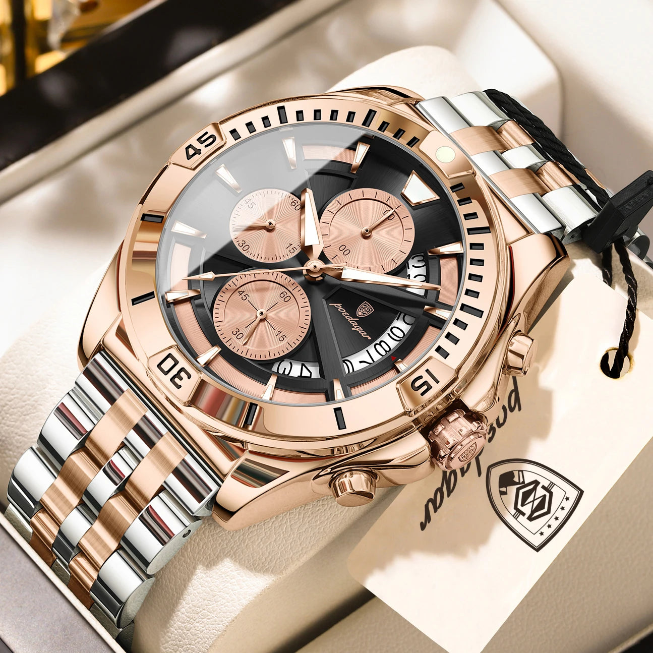 Relógio Masculino Esportivo Steelcrest Chrono