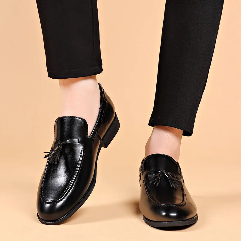 Sapato Social Masculino Slip-ON Feito a Mão by Loja Bruna Modas