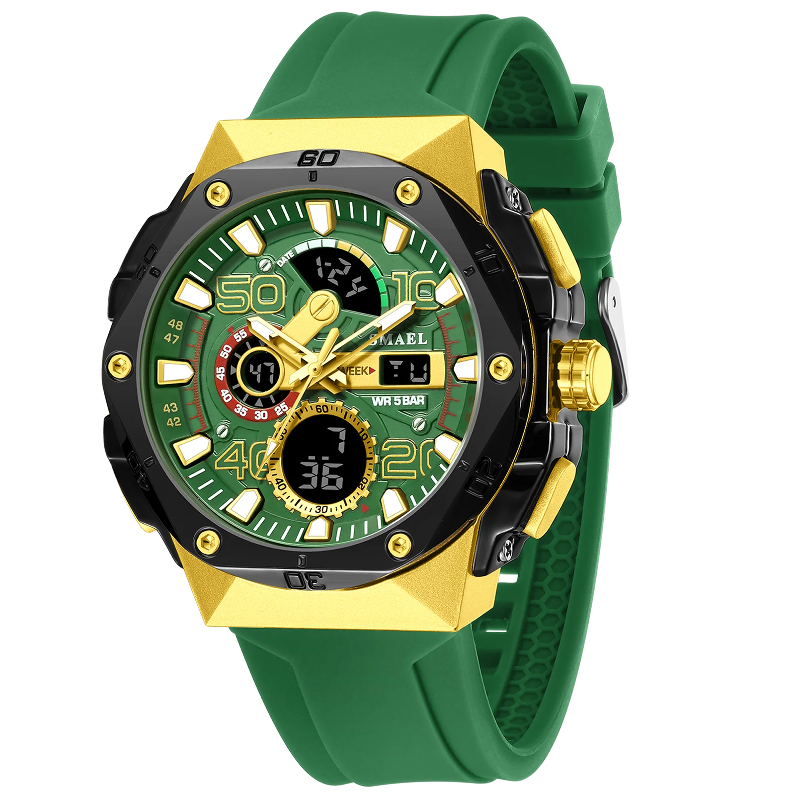 Relógio de Pulso Masculino Esportivo de Quartzo