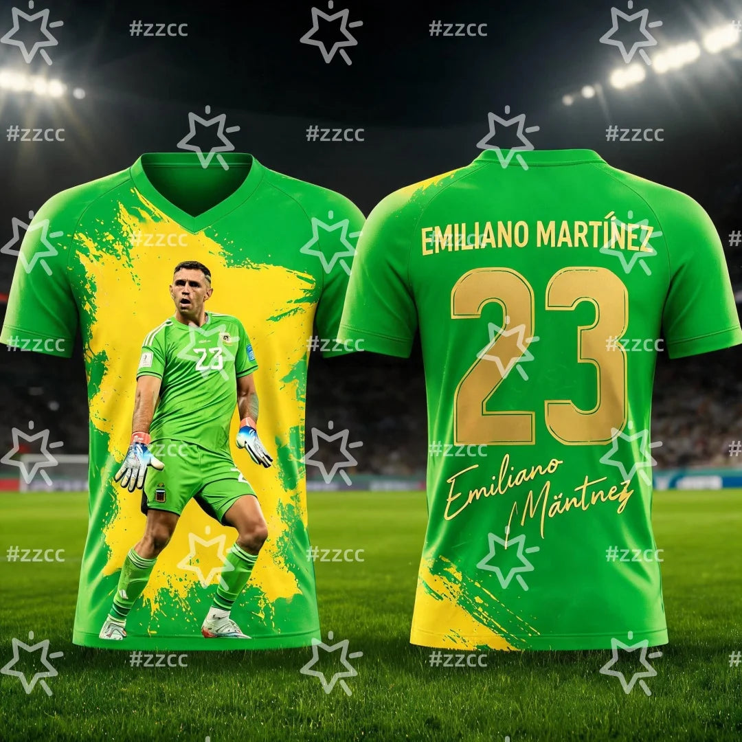 Camisa Masculina Esportiva T-Shirt Superestrela Emiliano Martínez 23 