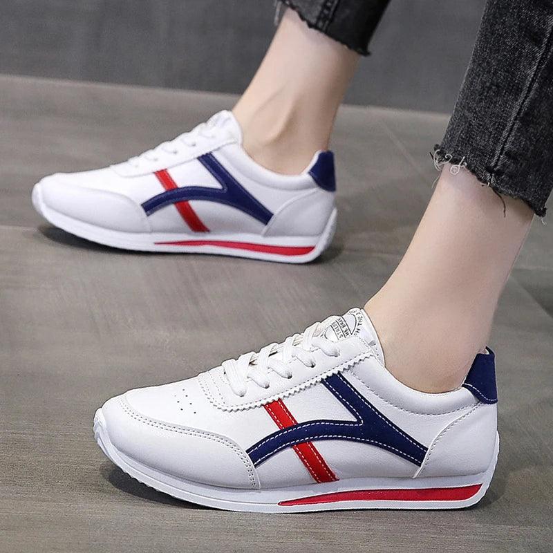 Tênis Masculino Casual de Couro PU