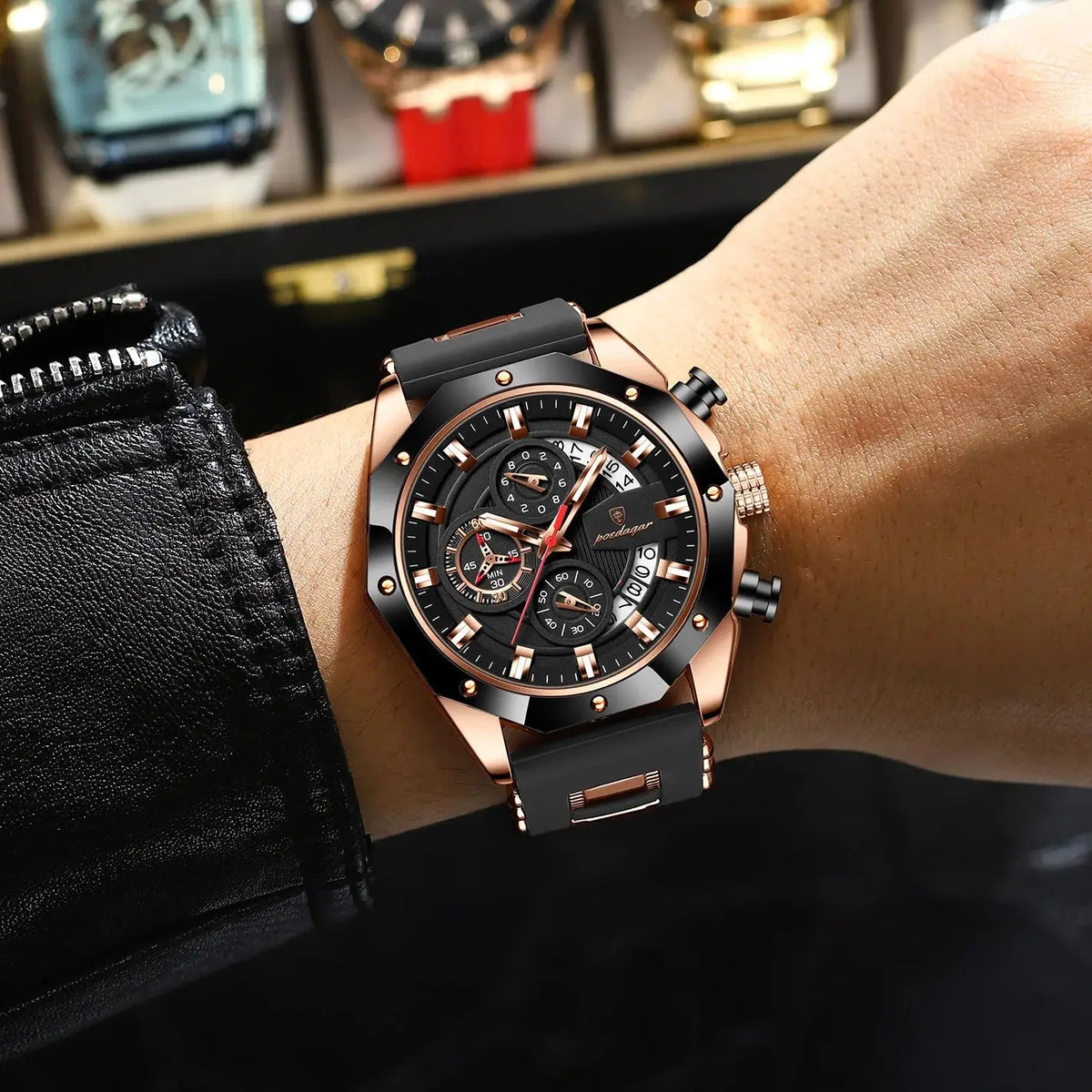 Relógio Masculino Esportivo Nightfall Chrono