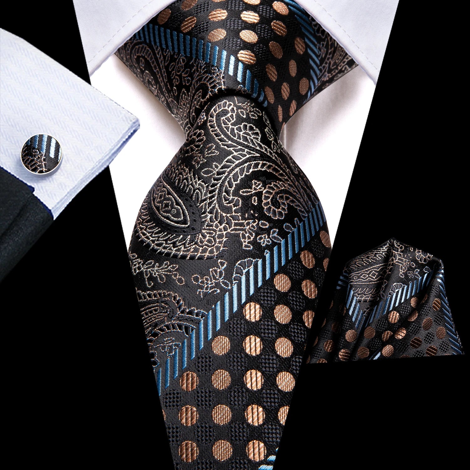 Kit de Gravata Masculina com Lenço Matera