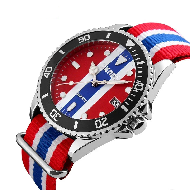 Relógio de Pulso Masculino de Luxo Personalizado de Quartzo by Loja Bruna Modas