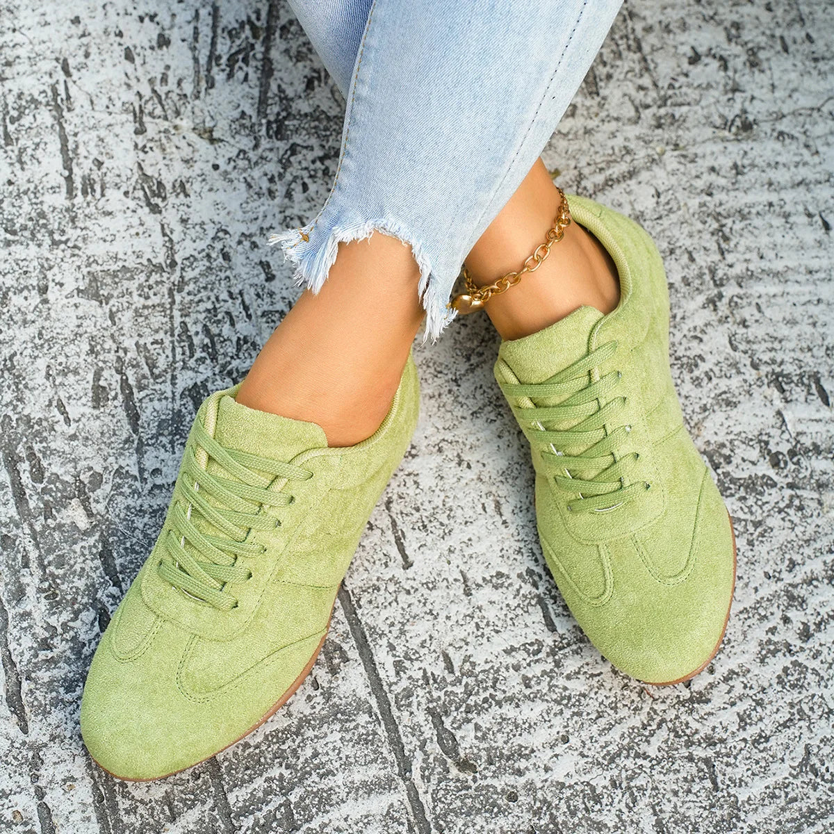 Tênis Feminino Casual Confortável Antiderrapante Durável Solado Plano