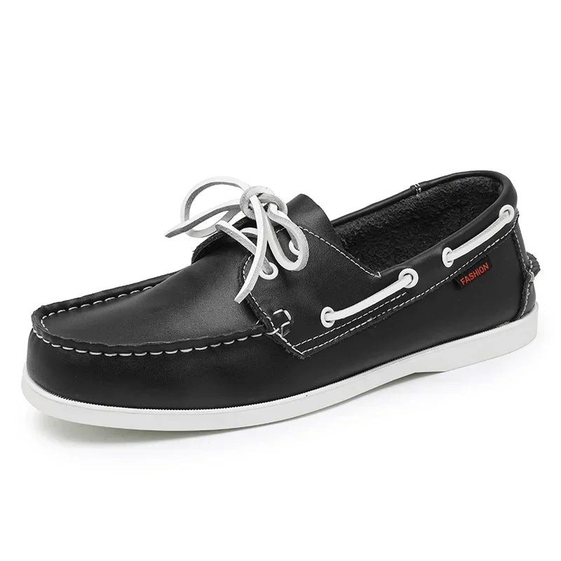 Sapato Masculino Casual Luxo de Couro Genuíno