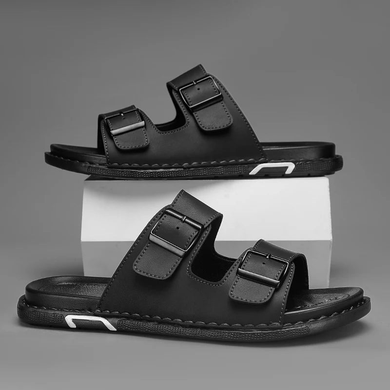 Sandália Masculina com Fivela Caldrava