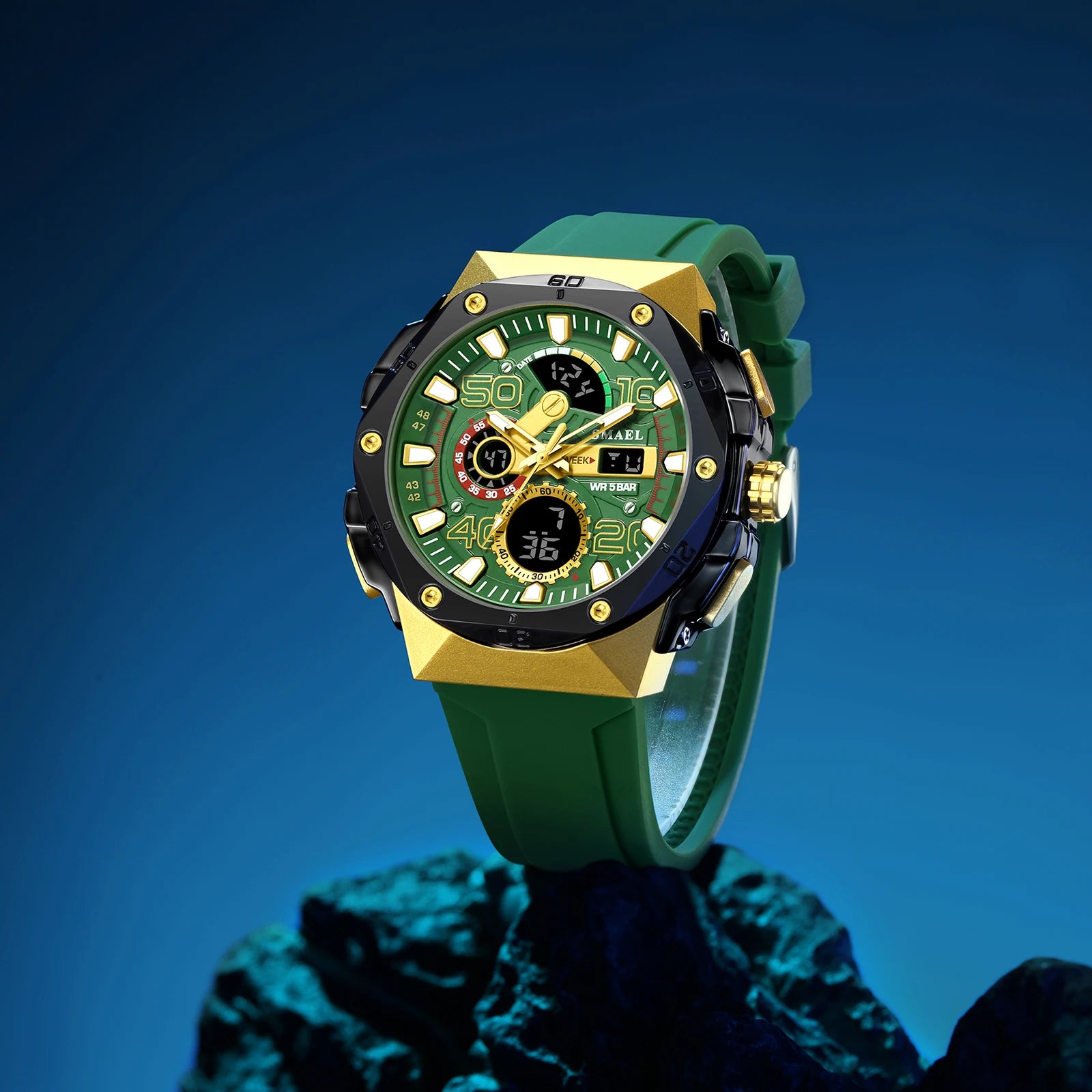 Relógio de Pulso Masculino Esportivo de Quartzo