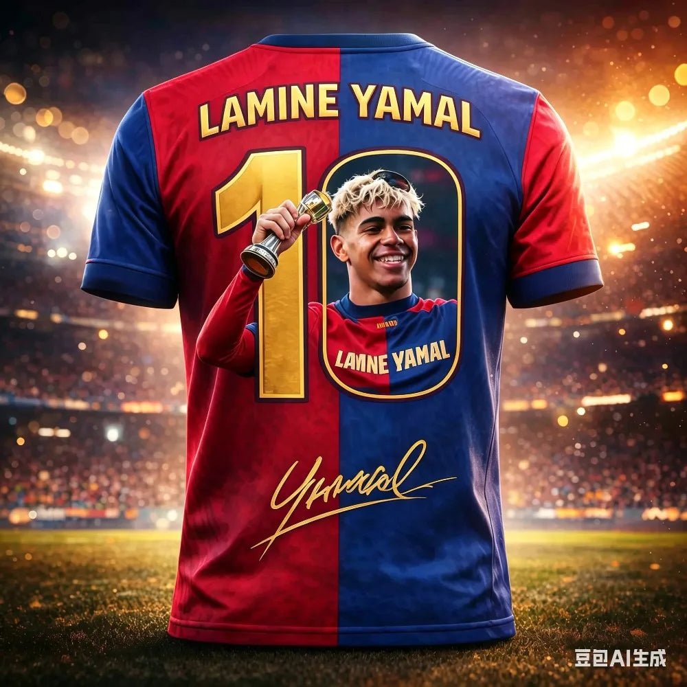 Camisa Masculina Esportiva Superestrela Lamine Yamal