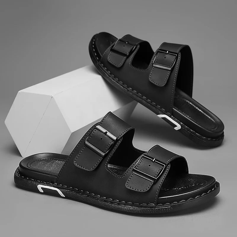 Sandália Masculina com Fivela Caldrava