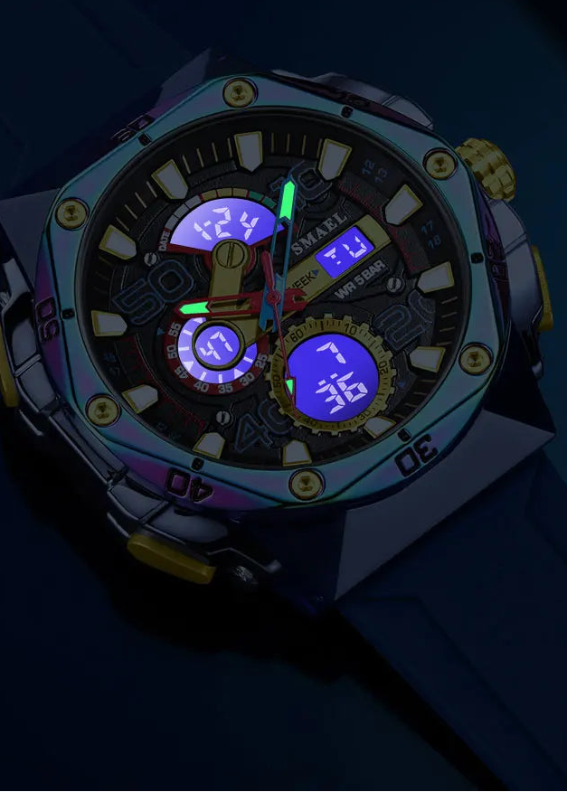 Relógio de Pulso Masculino Esportivo de Quartzo