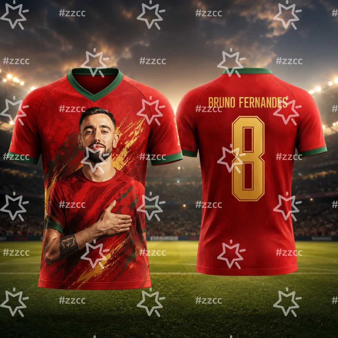 Camisa Masculina Esportiva Superestrela Bruno Fernandes