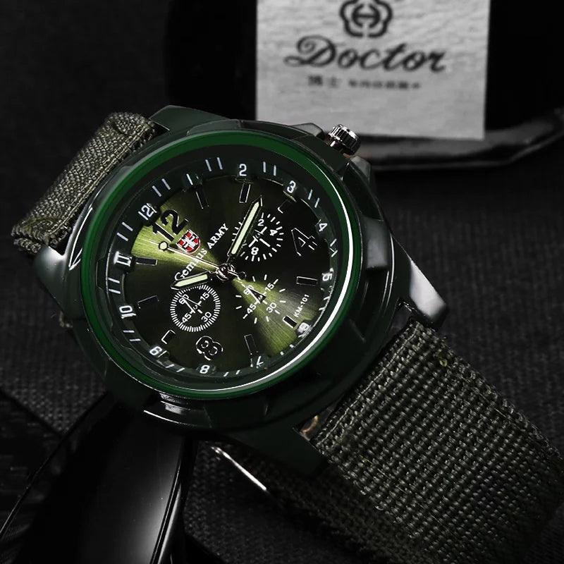 Relógio Masculino Pulseira de Nylon Kegllect