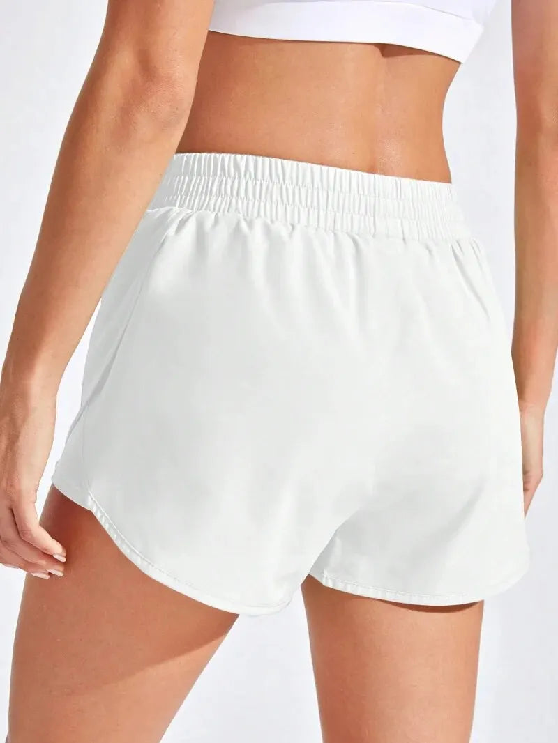 Short De Yoga Feminino Elásticos Para Corrida E Treino