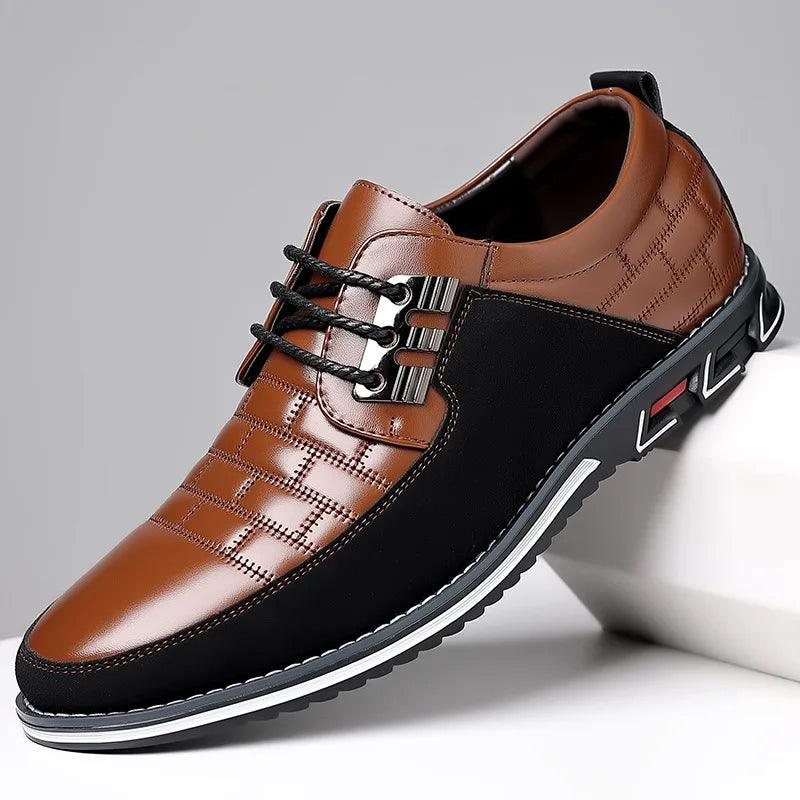 Sapato Masculino de Couro Sintético Clássico