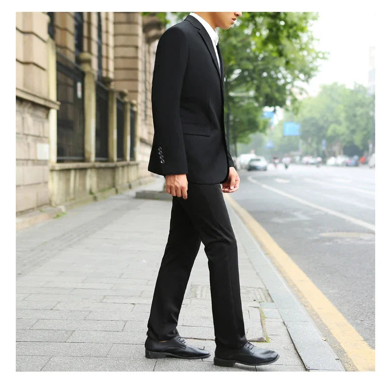Terno Masculino Clássico Plus Size 2 Peças