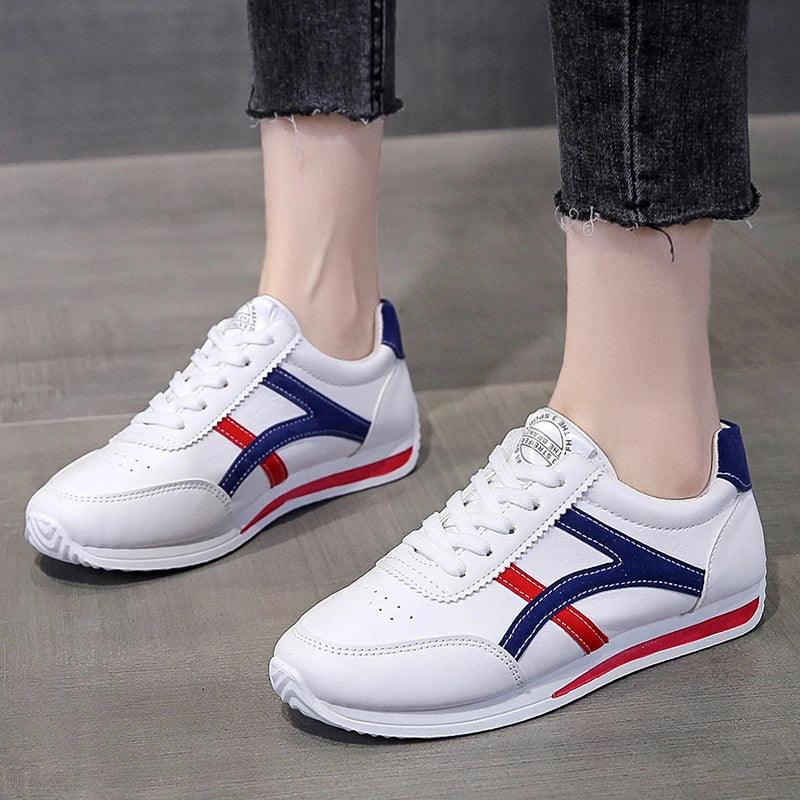 Tênis Masculino Casual de Couro PU
