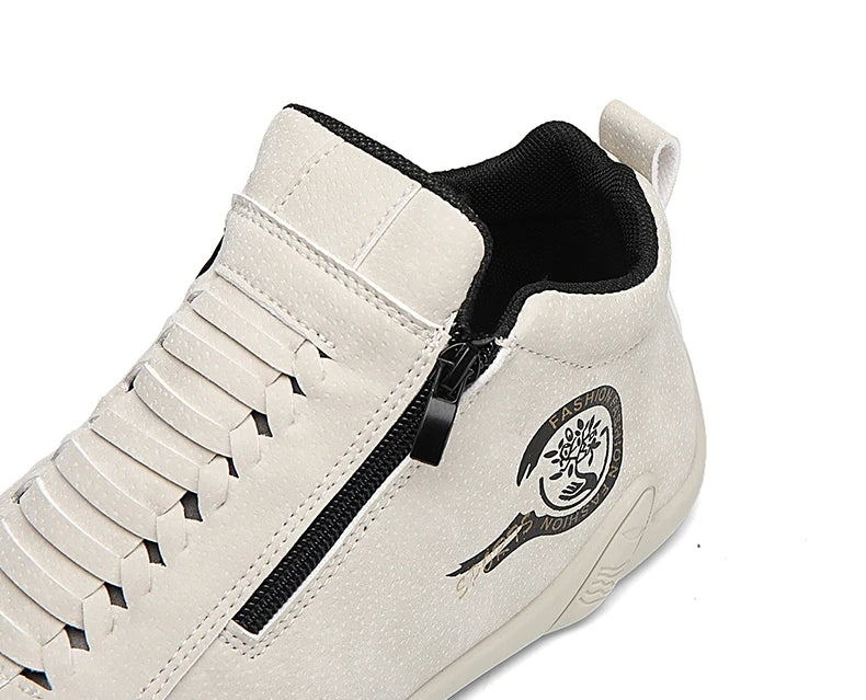 Tênis Masculino Casual com Zíper Lateral