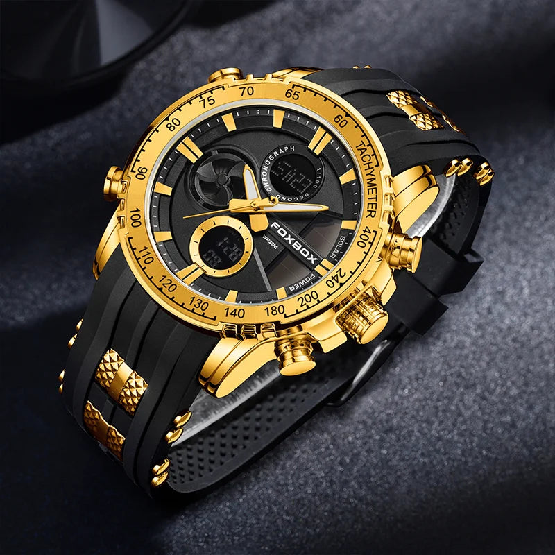 Relógio de Pulso Masculino Militar Stopwatch by Loja Bruna Modas