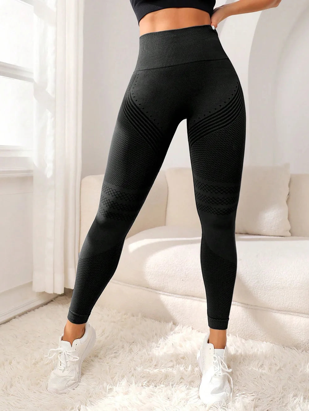 Calça Esportiva Feminina Levanta Glúteos Cintura Alta