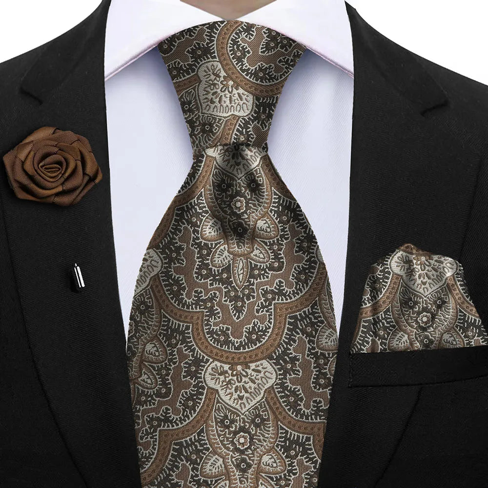 Gravata Masculina Floral