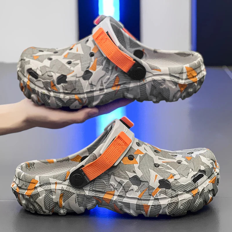 Sandália Masculina Nômade Clog Camuflado