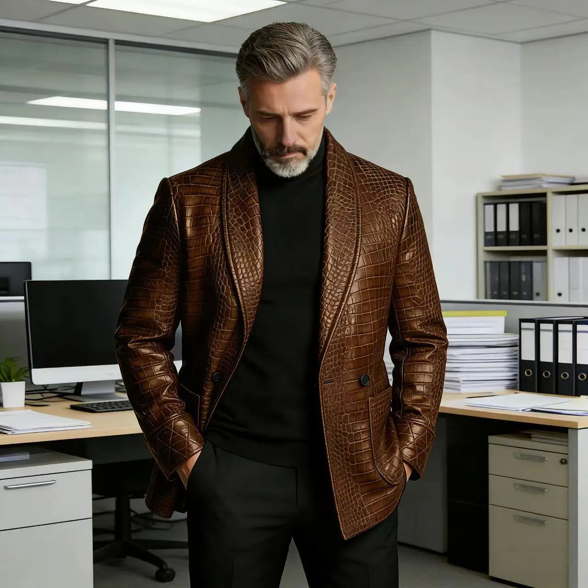 Blazer Masculino Transpassado Stonefold