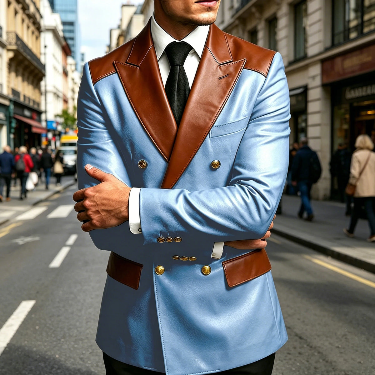 Blazer Masculino Transpassado Duskline