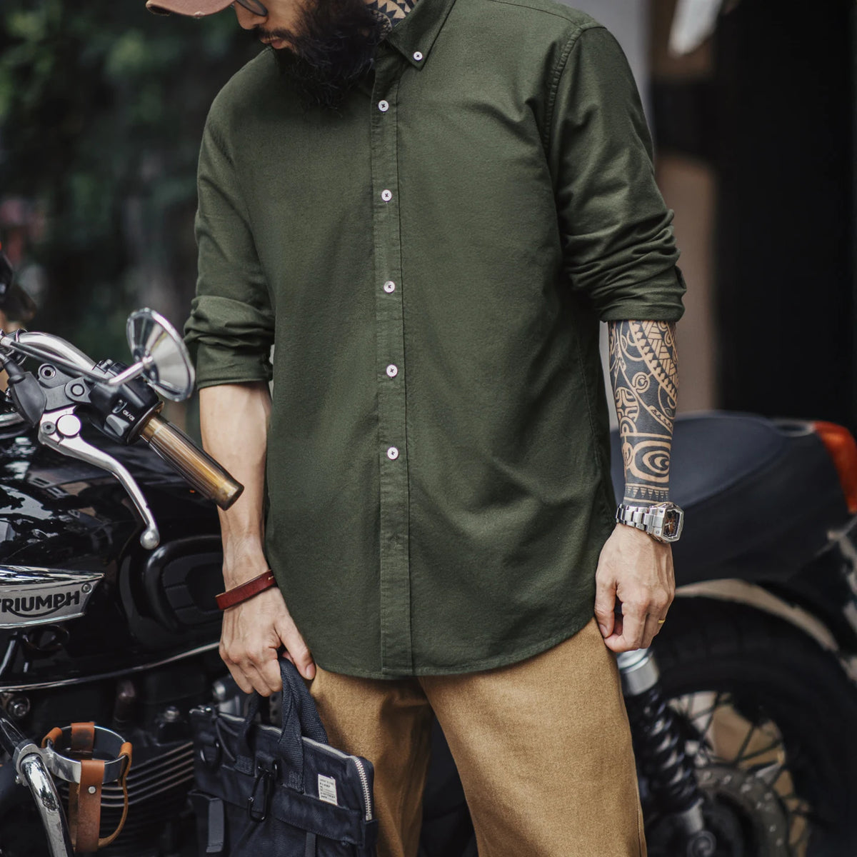 Camisa Masculina Casual Hawthorne