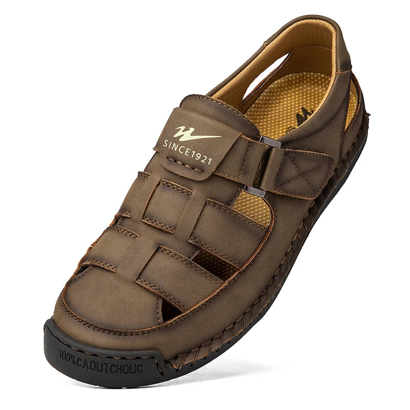 Sandália Masculina Bico Fechado Portavaro