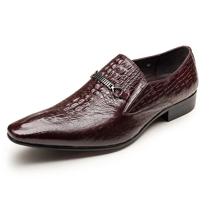 Sapato Social Masculino de Couro Estilo Britânico