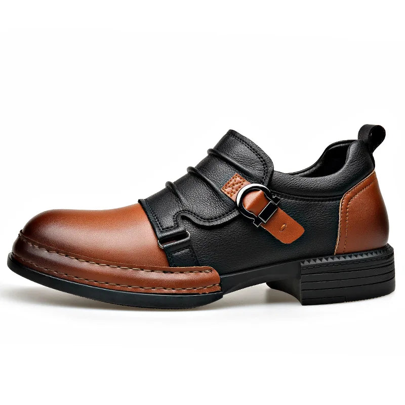 Bota Masculina de Couro com Zíper Ravencroft