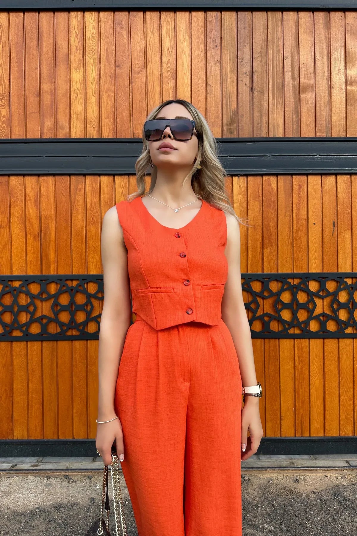 Conjunto Feminino Calça e Blusa Marise