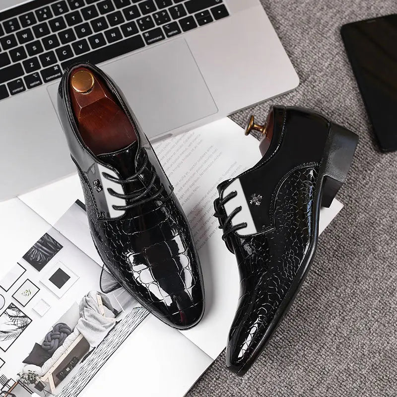 Sapato Social Masculino Preto de Luxo by Loja Bruna Modas