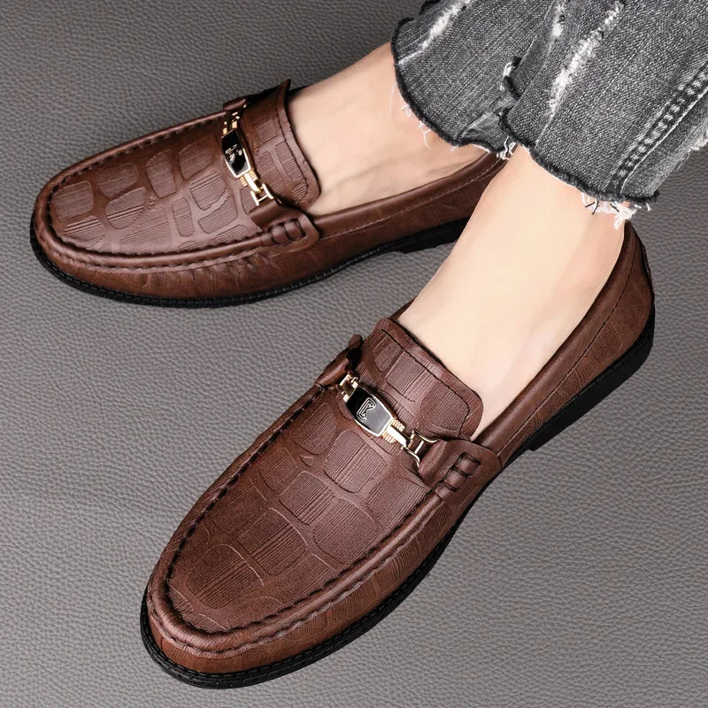 Mocassim Masculino Casual Lorenzo em Couro