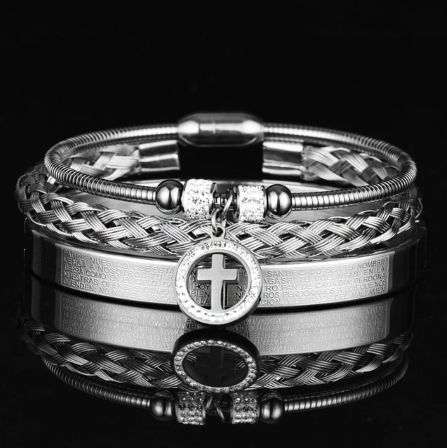 Pulseira Masculina de Luxo Faith