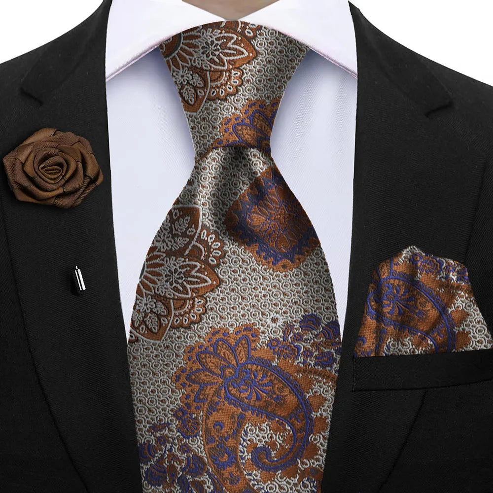 Gravata Masculina Floral