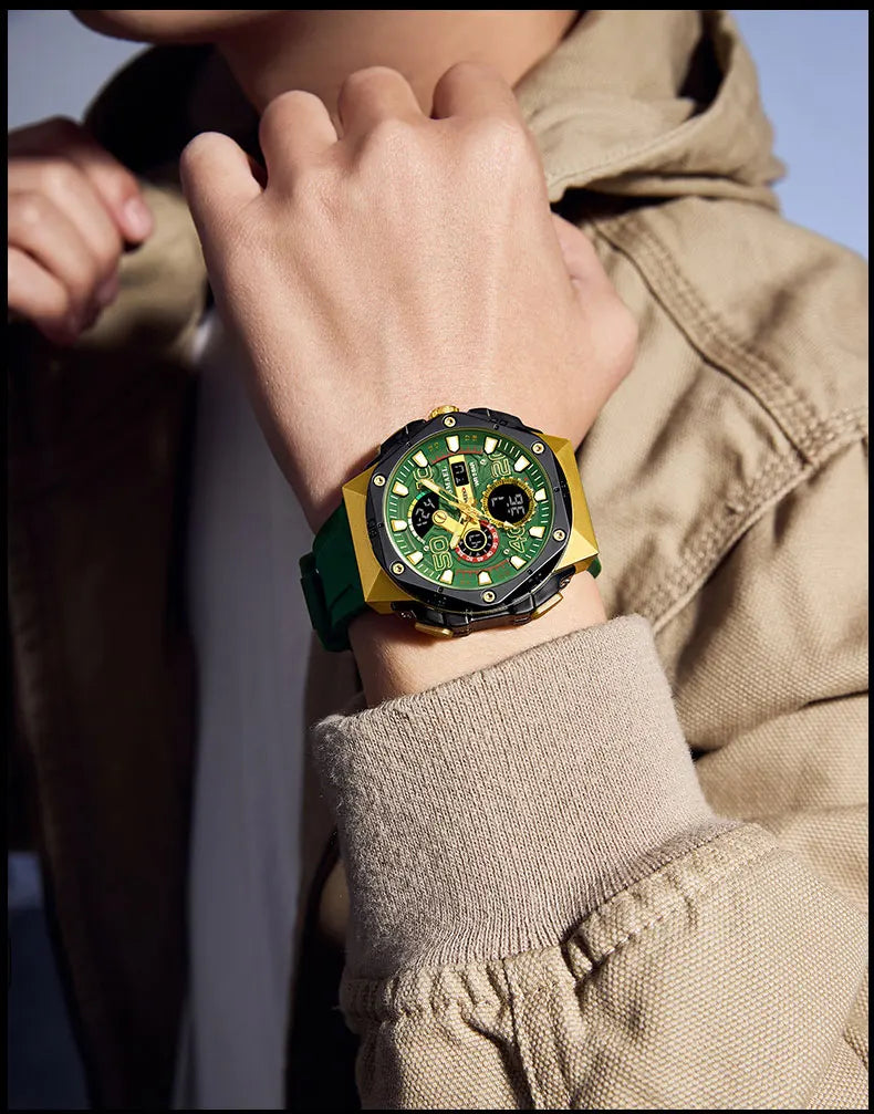 Relógio de Pulso Masculino Esportivo de Quartzo