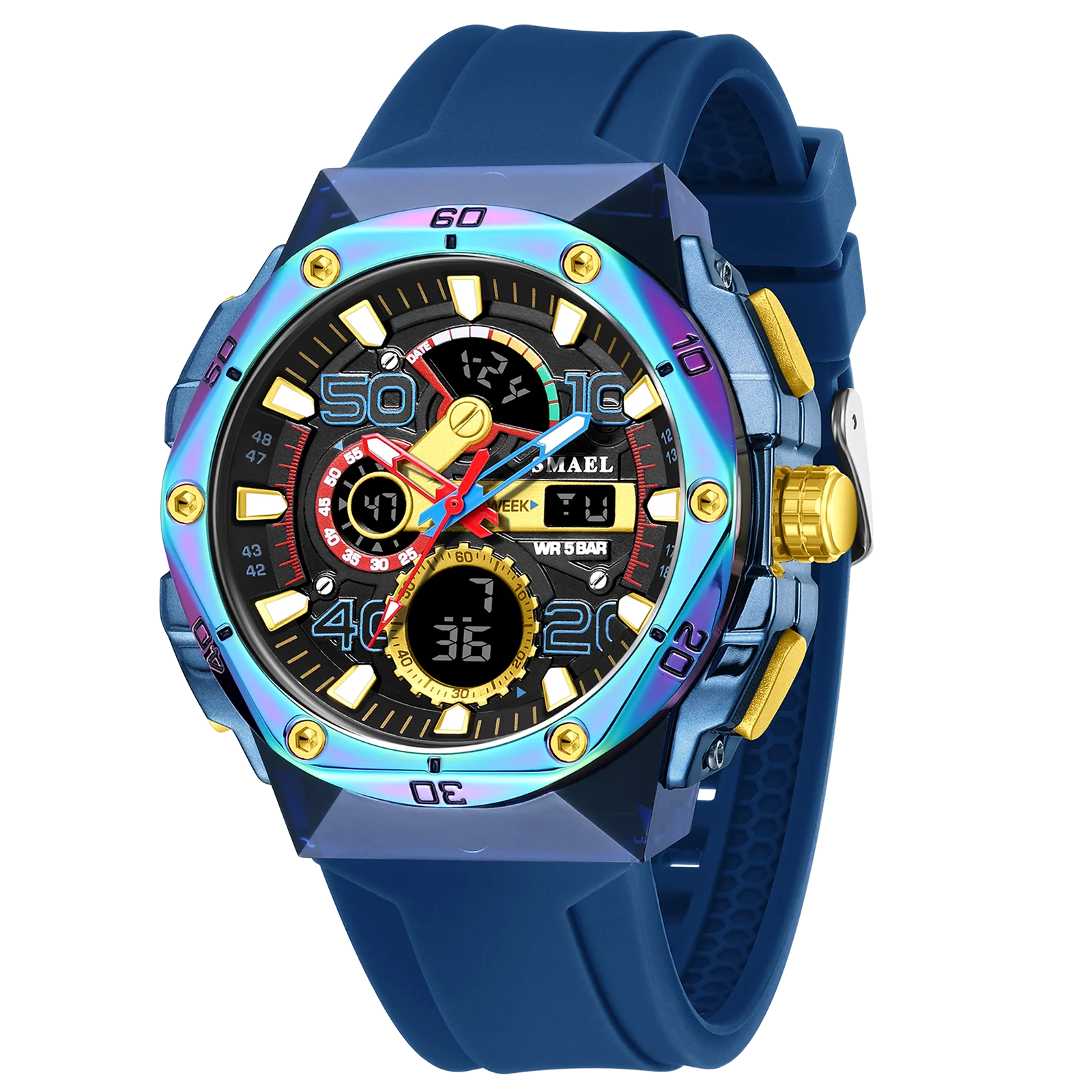 Relógio de Pulso Masculino Esportivo de Quartzo