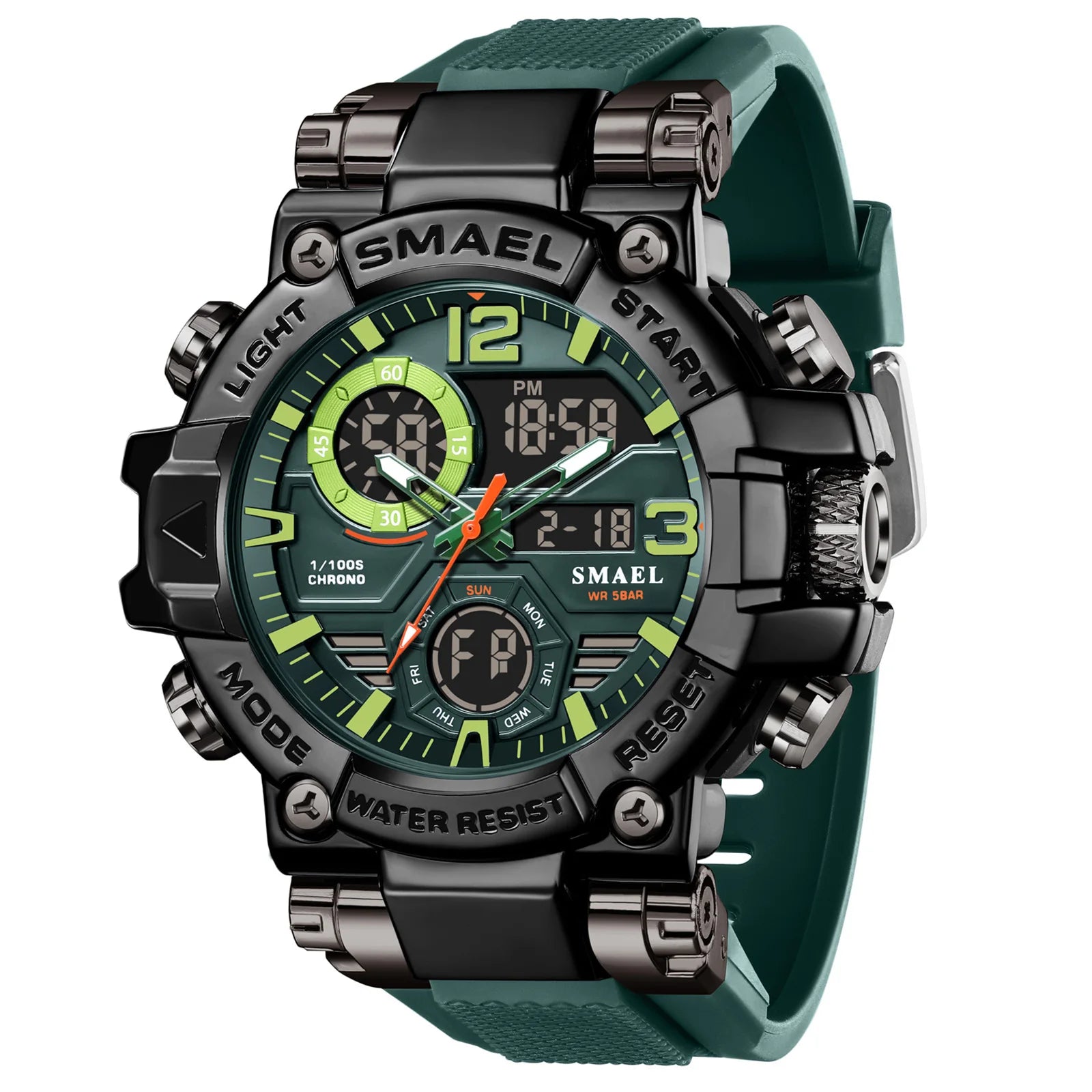 Relógio Masculino Esportivo de Quartzo AquaChronos 50 by Loja Bruna Modas