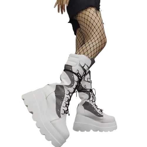 Bota Cano Alto Style Gótico