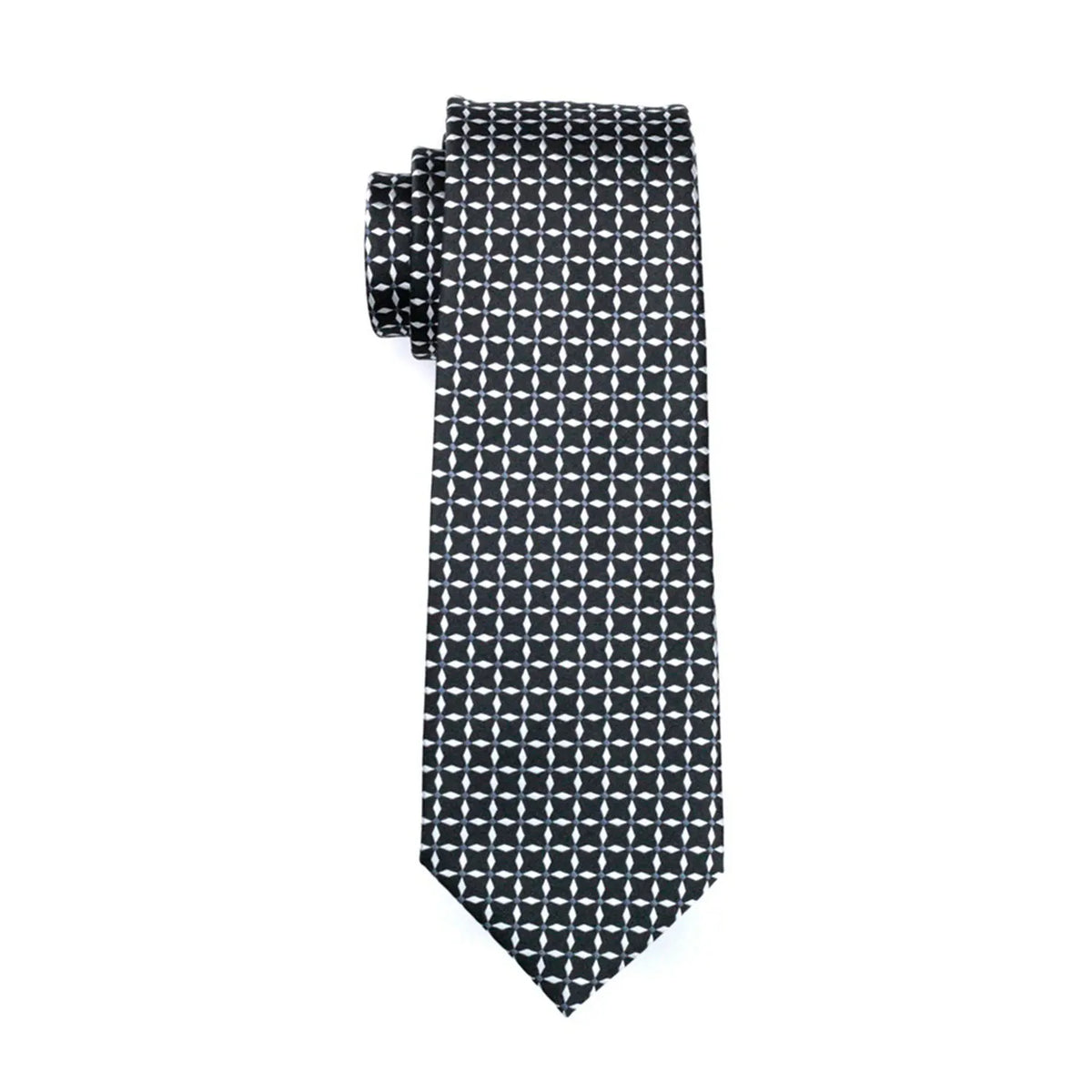Gravata Masculina Xadrez com Lenço de Bolso