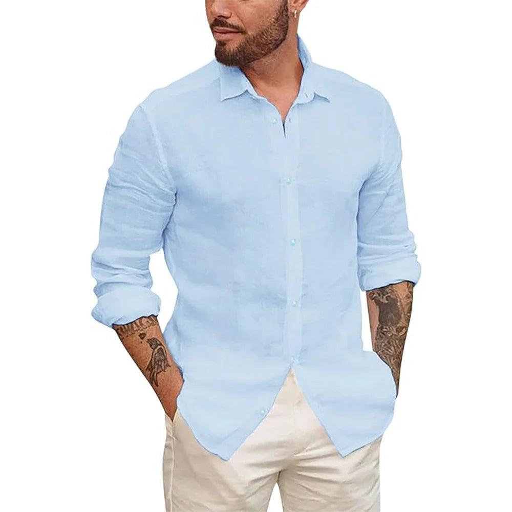 Camisa Masculina Casual Eros