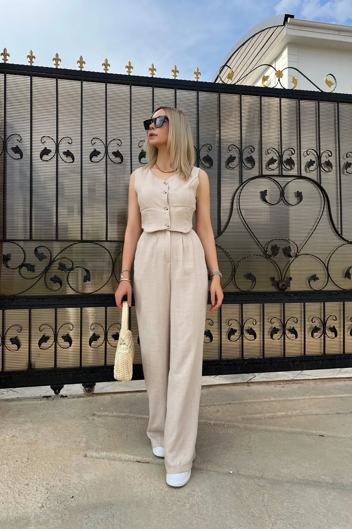 Conjunto Feminino Calça e Blusa Marise