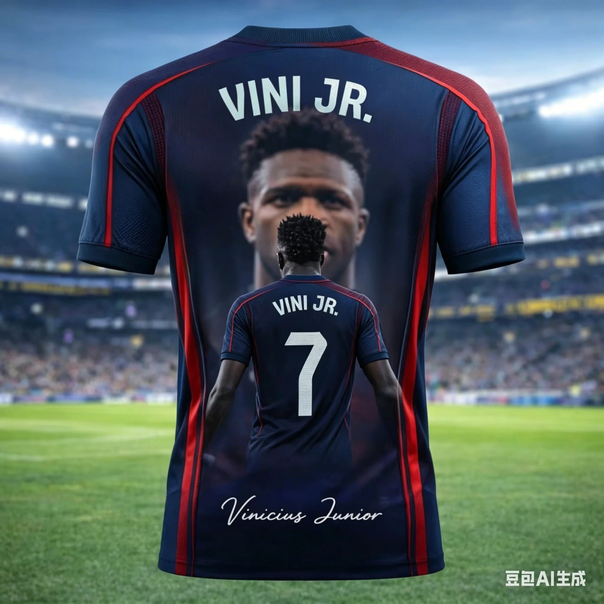 Camisa Masculina Esportiva T-Shirt Estampa 3D Superestrela Vini Jr